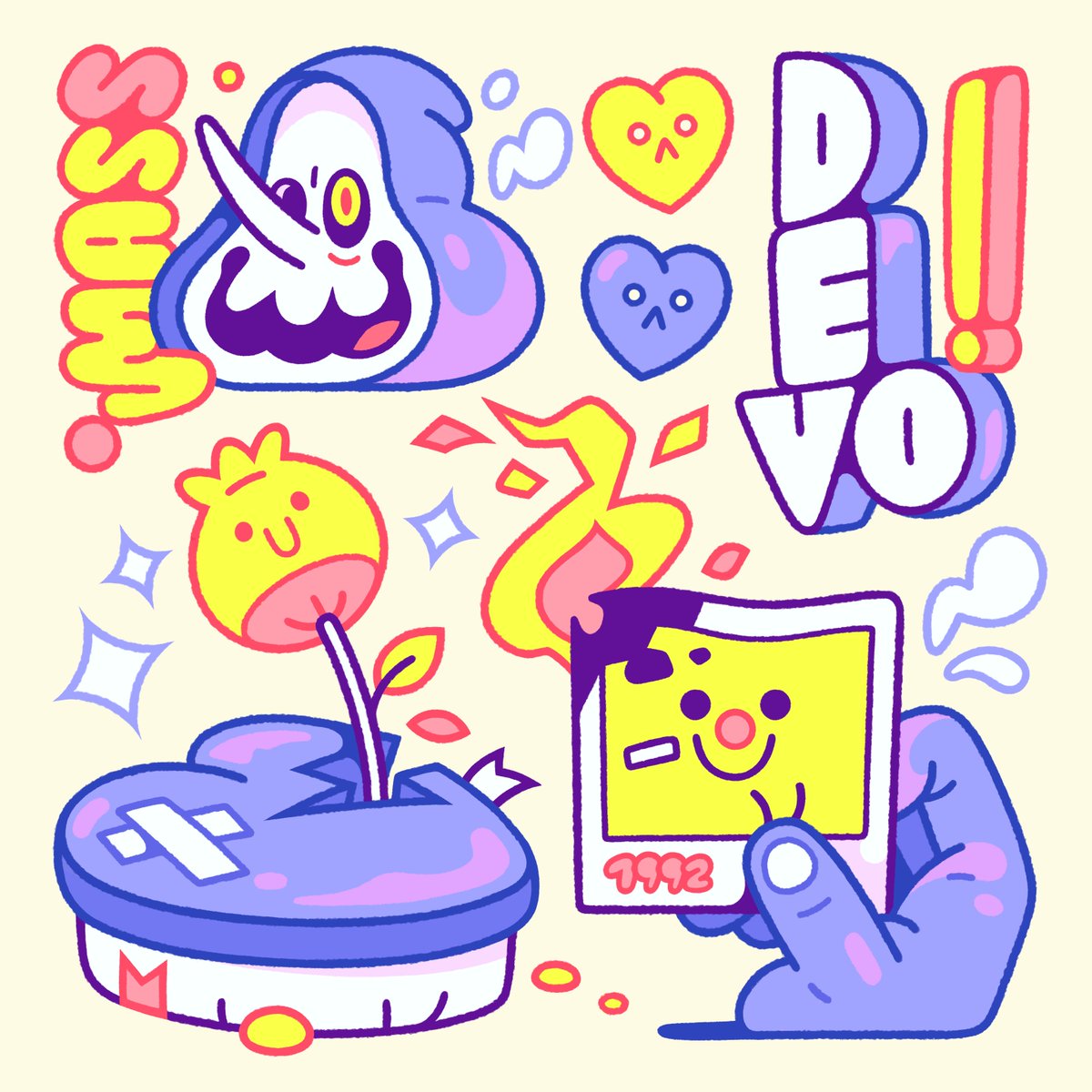 ChrisCreeT's tweet image. The Candy Clan 🍬 #illustration #characterdesign #flashsheet #candy #artistontwittter #art made in @Procreate