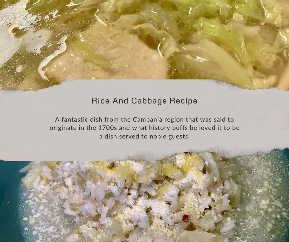 🍚🥬 Experience the Delight of Rice And Cabbage! 🥬🍚 #RiceAndCabbage #ItalianCuisine #FlavorsOfHistory #ComfortFood #TraditionalRecipe #DeliciousCreations #NourishingIngredients #ShareTheJoy #CulinaryMagic #FamilyFavorites #SavoryDelights buff.ly/3Cp0jgw