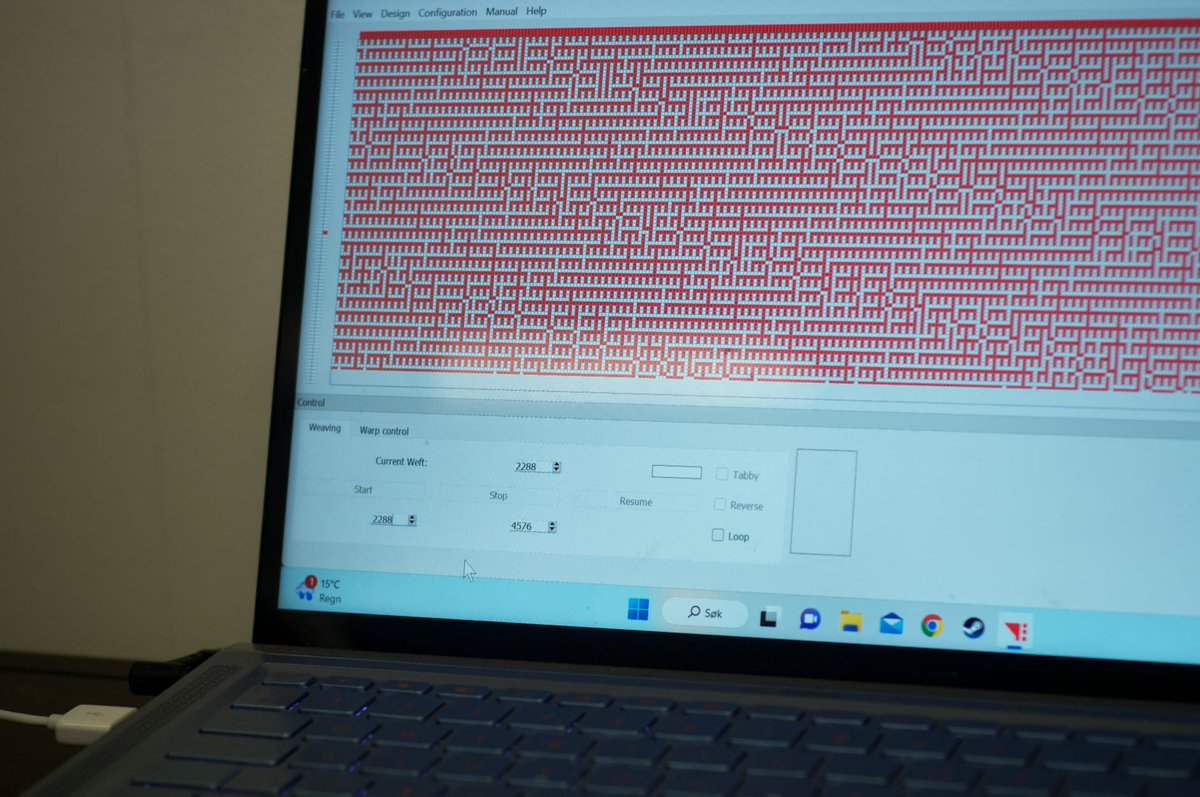 Weaving is code made tangible