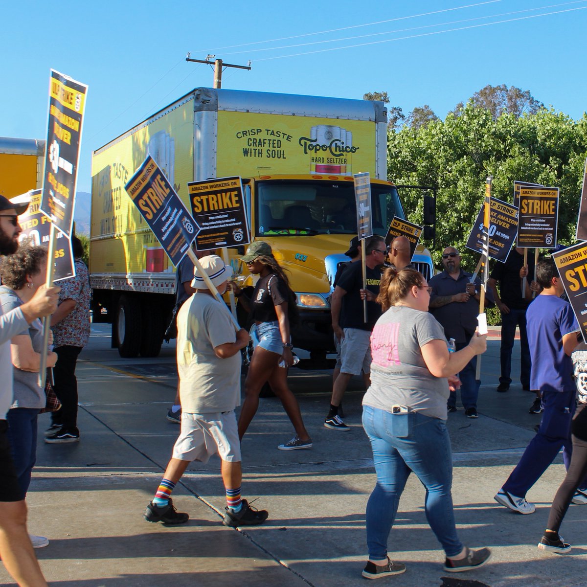 Teamsters on Twitter "TEAMSTERS PICKET SAN BERNARDINO AMAZON WAREHOUSE