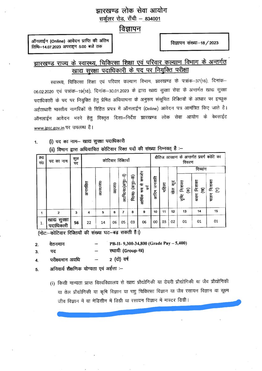 AditiKu19083350's tweet photo. दिन - शुक्रवार
तारीख - 14/07/2023
आज का दिन भी सभी के लिए सामान्य ही होगा। 
पर हमारे लिए एक और दिन जुड़ गया हैं, उम्मीदों से हाथ धोने का।JPSC के अंतर्गत (विज्ञापन संख्या - 18/2023) "खाद्य सुरक्षा अधिकारी" की नियुक्ती की आज अंतिम तिथि हैं। https://t.co/Hw65fuRwsz