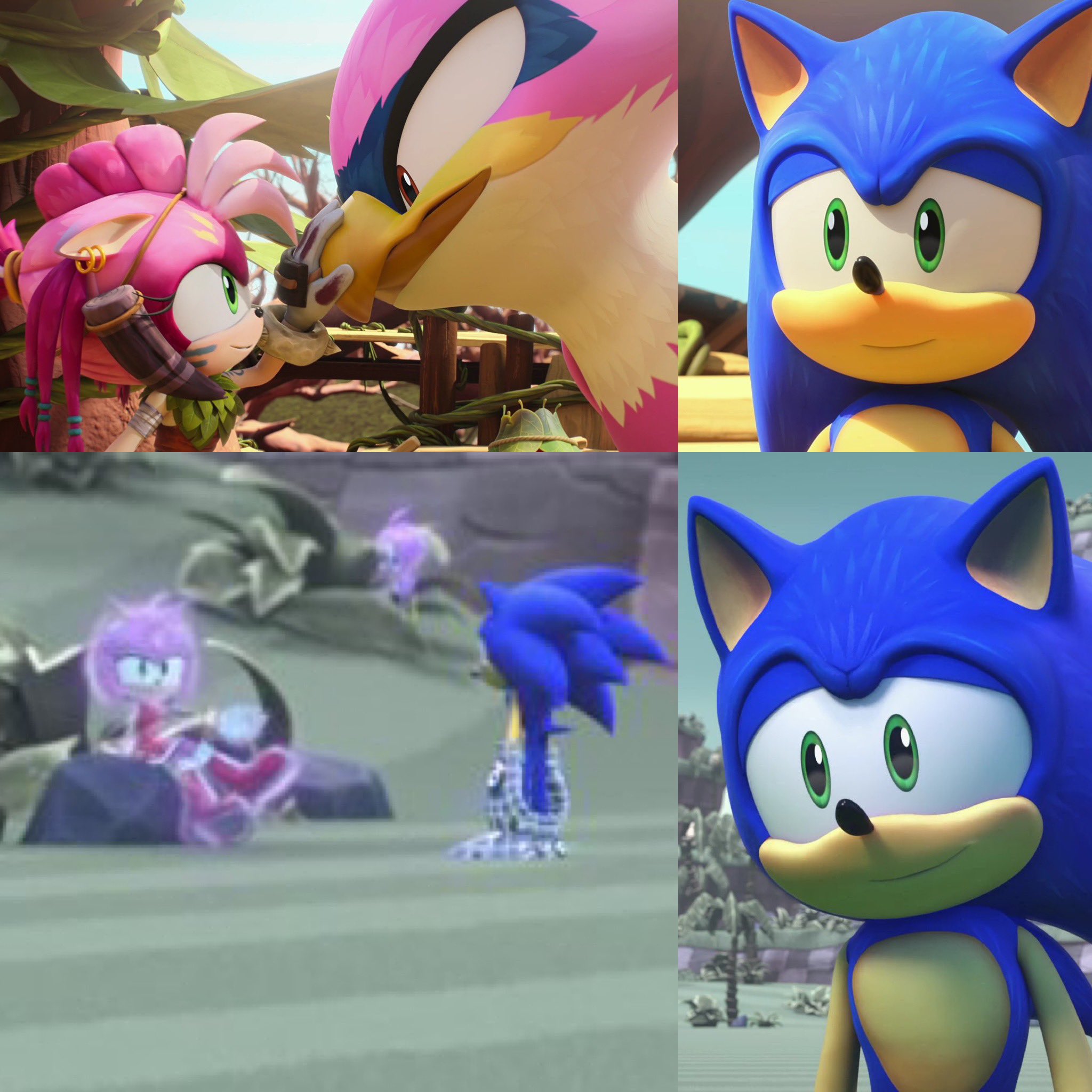 Sonamy Channel on X: #SonicPrime: Sonic is charming Amy Rose