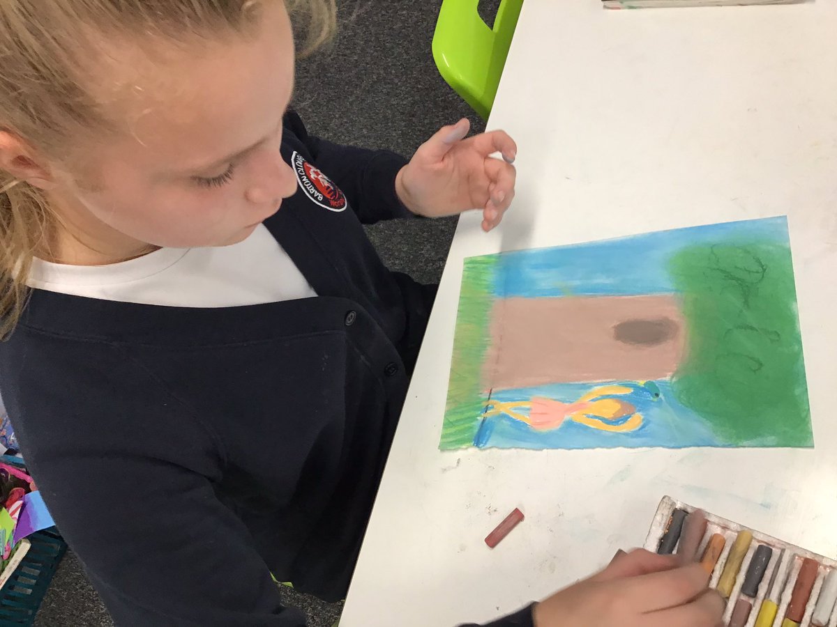 Here are some of our Impressionist final pieces. Aren’t they beautiful!