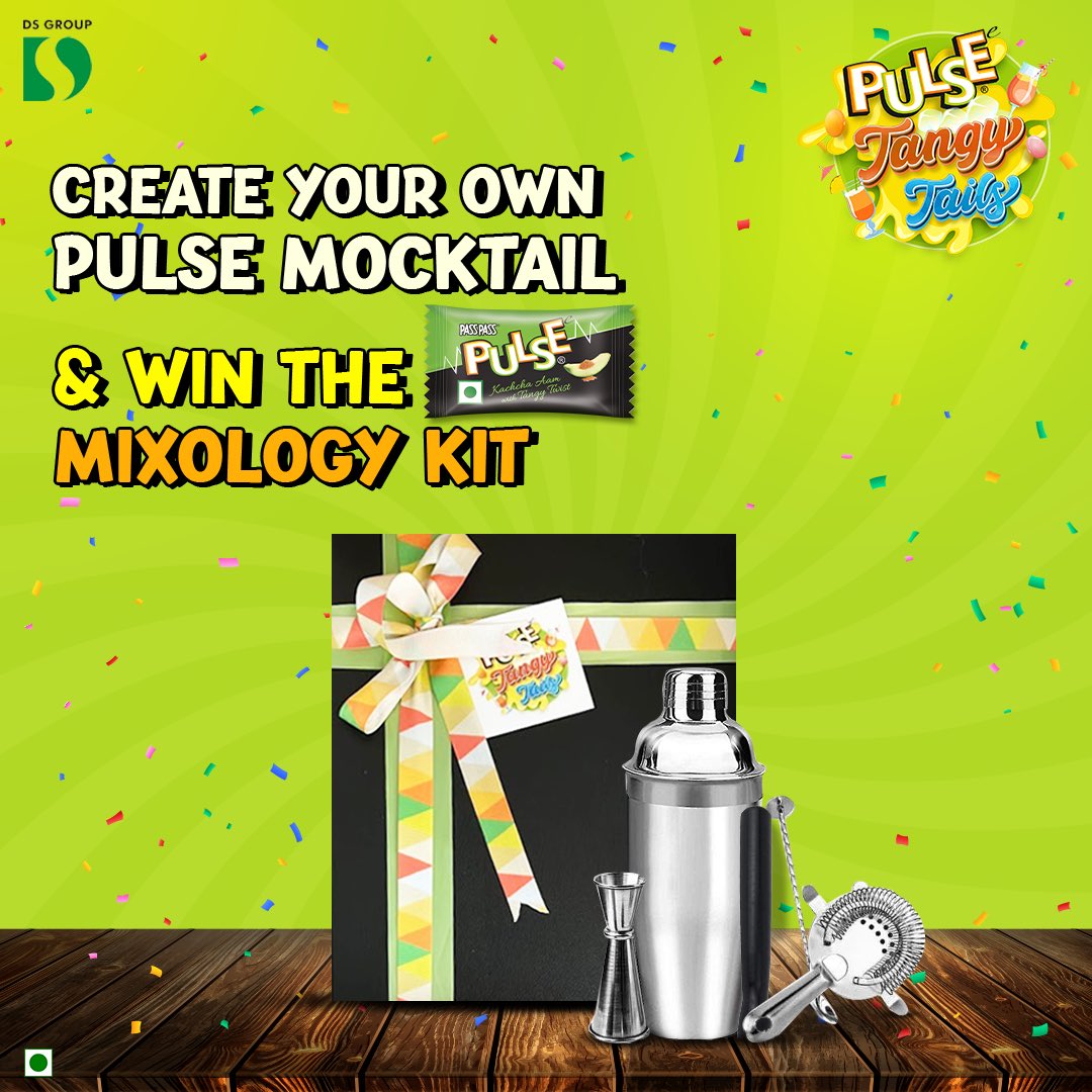 PassPass_Pulse's tweet photo. #PulseTangyTails got the refreshing reward of the season- A Pulse Mixology Kit!
Here’s how to participate:
1. Post your own Pulse mocktail recipe video and tag us using #PulseCandy #PulseTangyTails & #PulseMixologist
2. Tag 5 friends
3. Follow us on IG, FB and Twitter. https://t.co/2AH8Q7pw7I