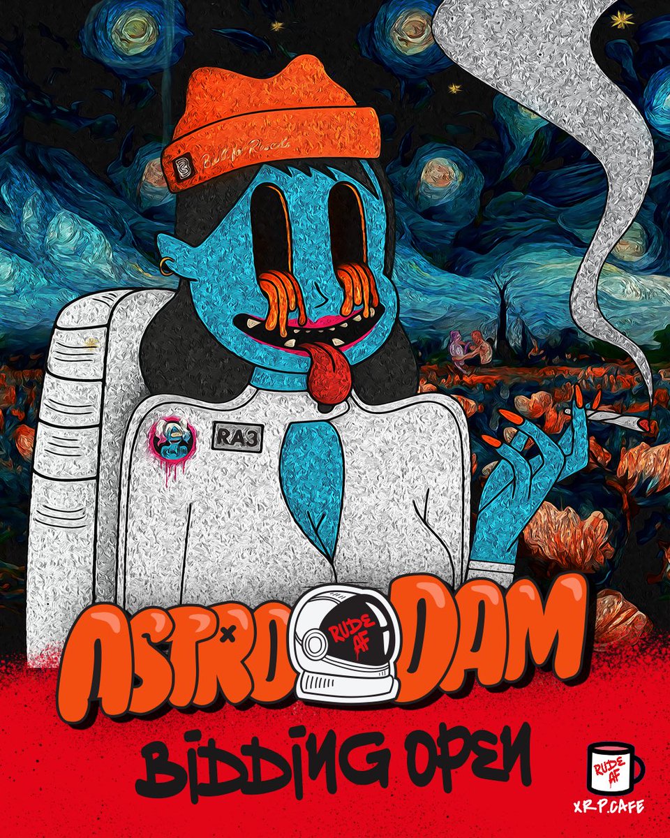 CollectionRude's tweet photo. The #AstroDam Collection is now LIVE!! 🤟🔥

https://t.co/yPDbJY5b64

Leave a bid on the NFTs via @xrpcafe!

48 hours from now the highest bids  will be accepted! 

Then we will Spin to pick the winner of the flights to Amsterdam!! 

LFG!

⚠️🧑‍🚀❌❌❌✈️🇳🇱 https://t.co/fzT6ZwegDh