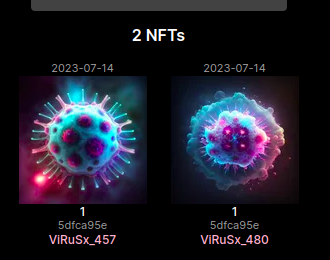 SavvasP9's tweet photo. my NTFs from VirusX minting for Turkana Needy Children's Home @VirusXToken https://t.co/qgNYgW7u41