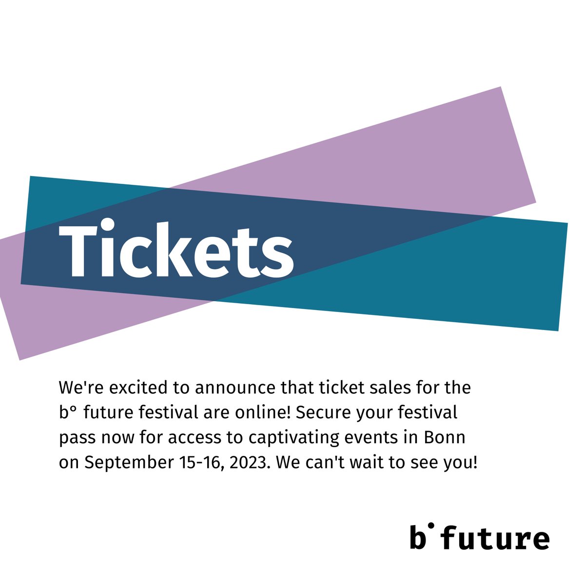 bfuturefestival's tweet photo. Don't miss out on shaping the future of journalism - buy your pass for the #bff23 now: https://t.co/MNepxJLJIS

The ticket for media professionals gives you access to:

💡all sessions on Friday
🎉the Friday night party
🎤 events for expert audiences on Saturday https://t.co/XZerA9vwjR