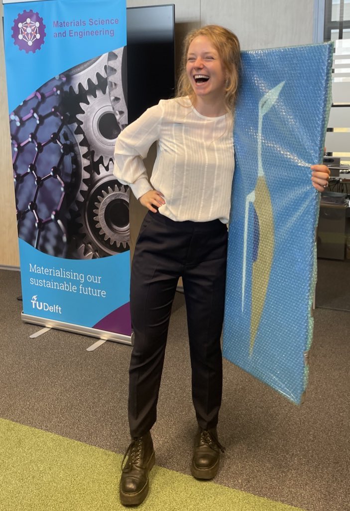 🥳🤩 Huge congratulations to Linde on completing her master’s thesis. 🍄🍄🍄
<a href="/kmasania/">Kunal Masania</a> <a href="/AETUDelft/">TU Delft | Aerospace Engineering</a> <a href="/MiguelABessa/">Miguel A. Bessa</a>