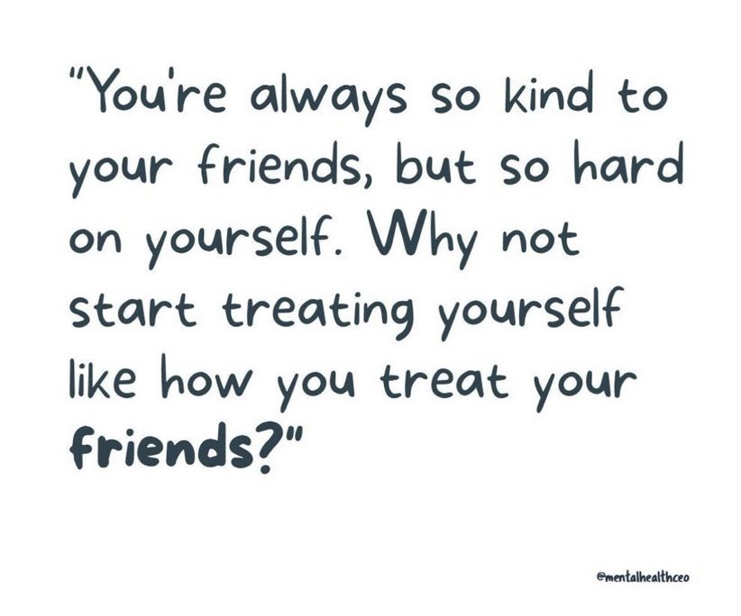 counselling_em's tweet photo. The best advice💜

📸@mentalhealthceo

#kind #kindness #bekind #bekindtoyourself #selflove #selflovejourney #selfloveisthebestlove #criticalvoice #selfdoubt #mindset #mindsetmatters #treatingyourself https://t.co/0wstu0JFba
