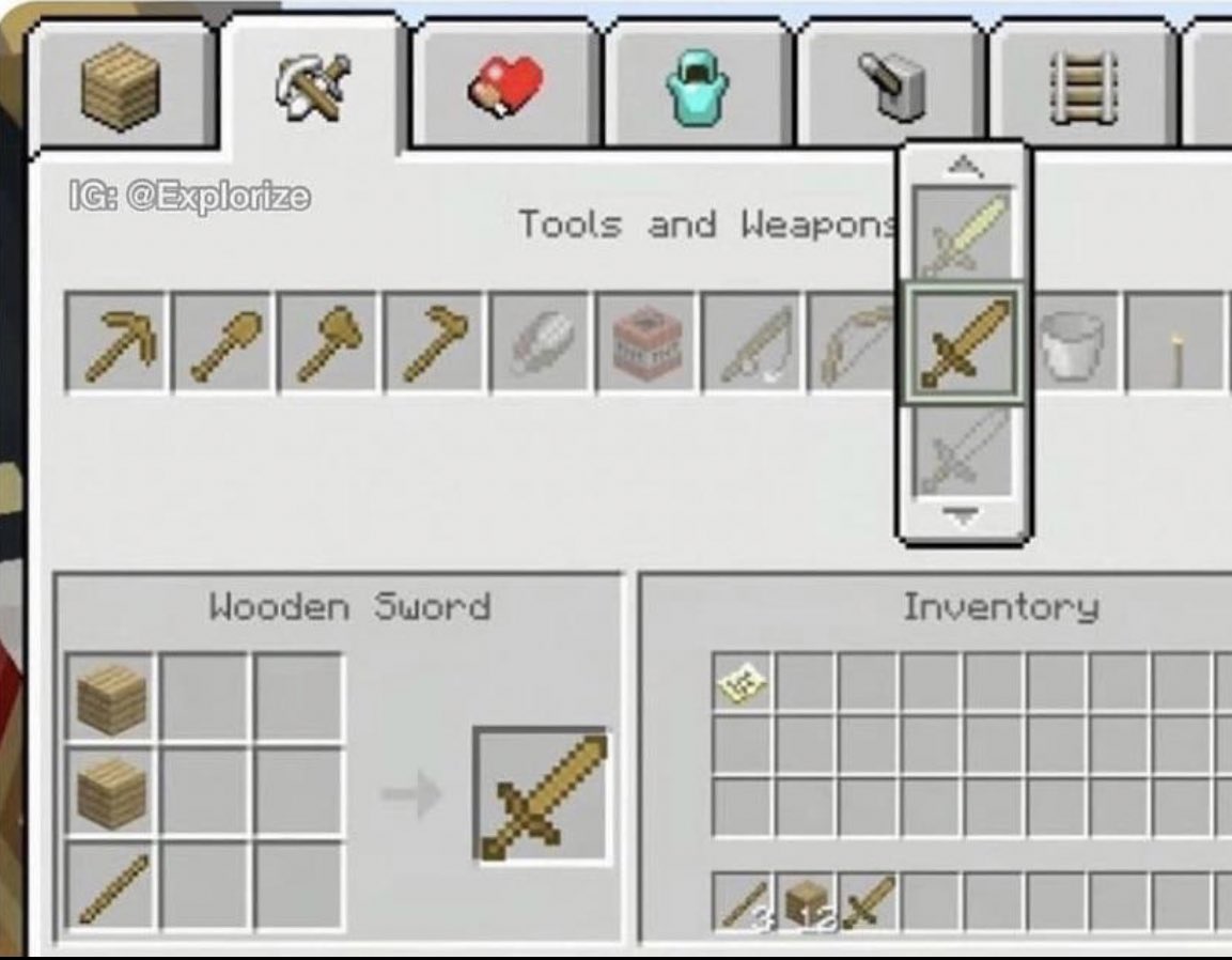 comunidademc's tweet photo. quão antigo você é no minecraft? 
eu: https://t.co/2NR9Nphki6