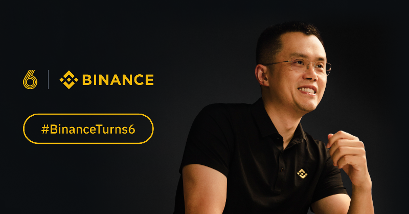 binance's tweet photo. For #BinanceTurns6, let’s reflect on our journey to this point.

From our early humble beginnings to now, we got here together.

To recognise the past 6 years of work, @cz_binance has written a letter for all of you.

Read it here 👇