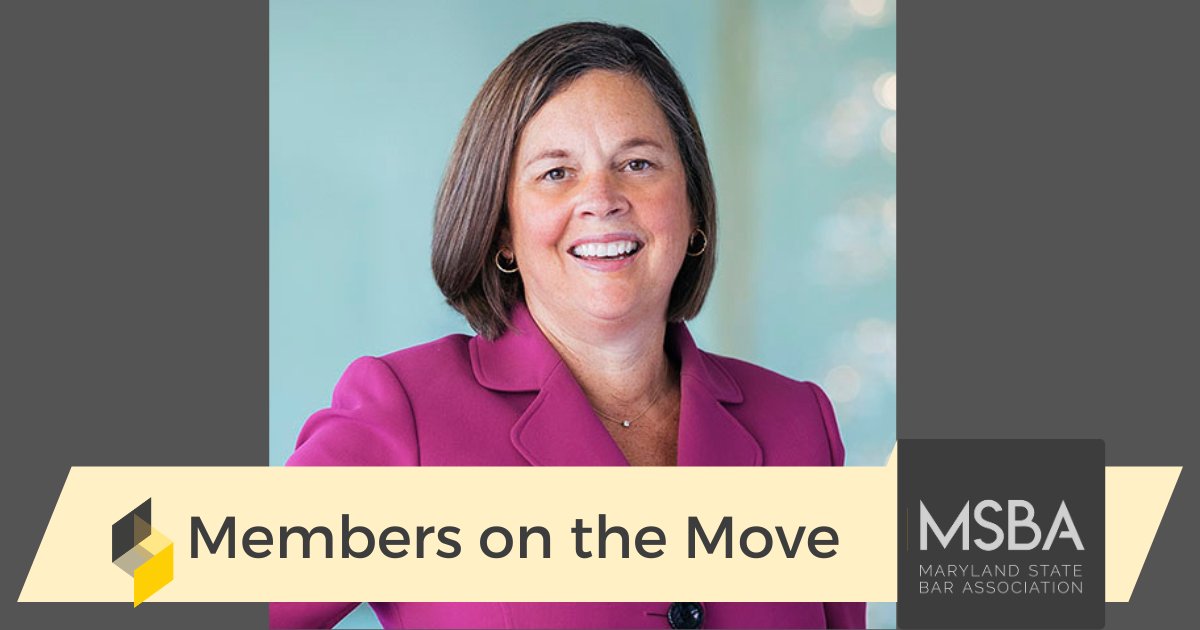 MarylandBar's tweet image. Every month MSBA celebrates #membersonthemove — As the home of the legal profession, we want to champion members as they excel in their careers. Today we celebrate - STACIE E. TOBIN has been appointed co-chair of the Litigation Division at Venable LLP.  

#wearemsba #mdlawyers