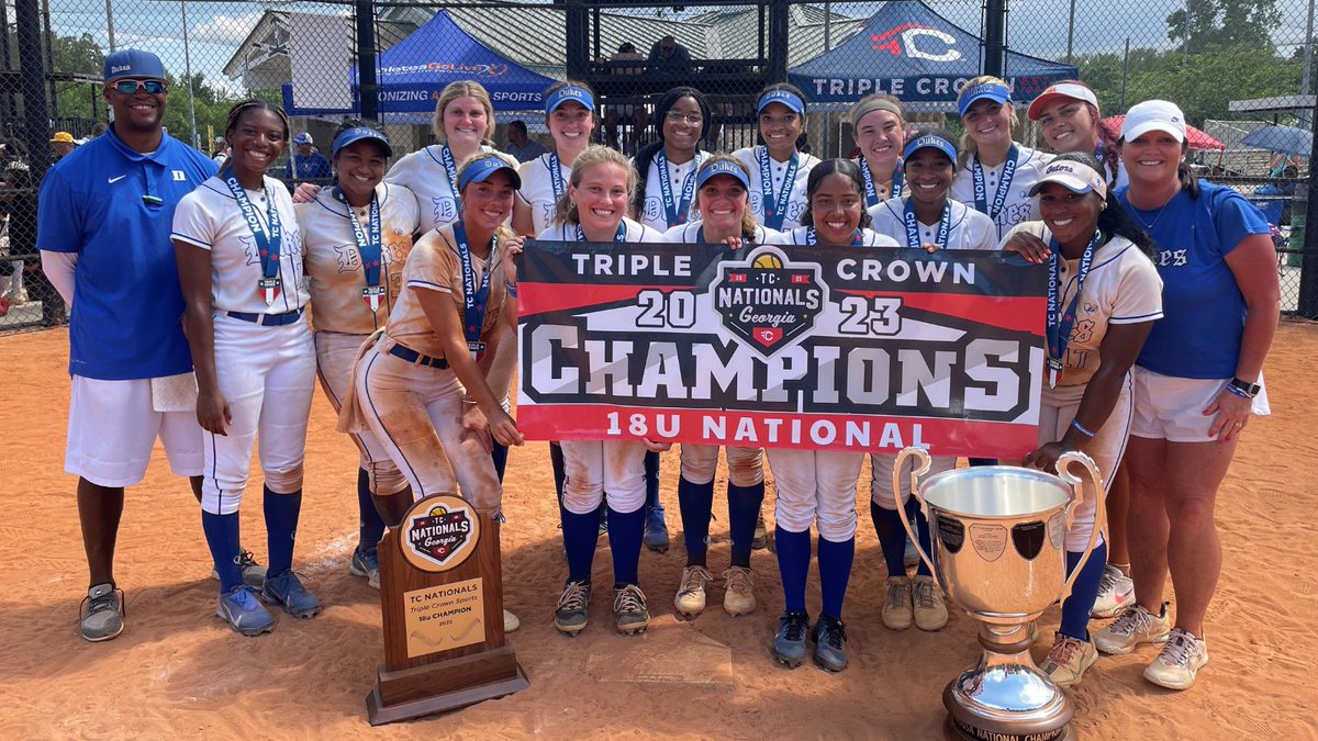 18u TC NATIONALS | No arguing with the approach of the Lady Dukes Lamar squad, which jumped ahead with an eight-run first inning and rode the pitching skills of an incoming sophomore to claim the crown at Fowler Park >> triplecrownsports.co/44LKjBe