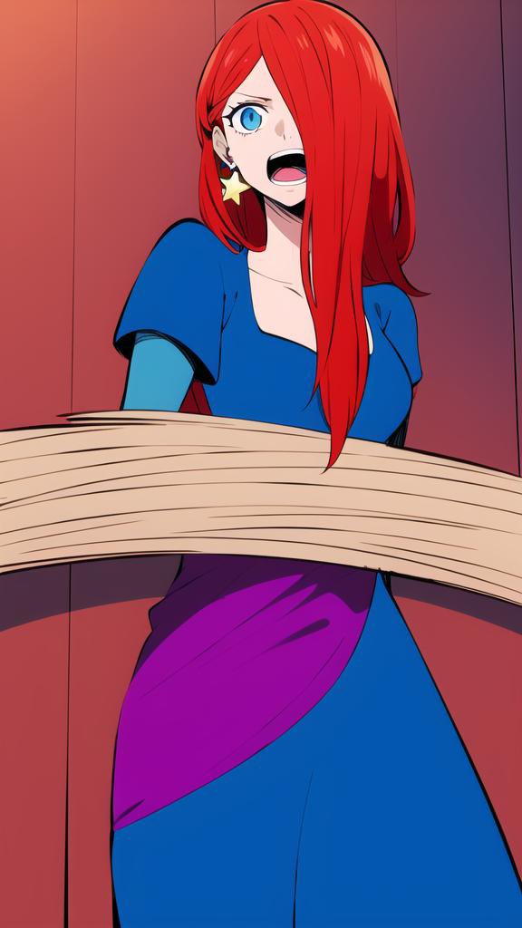 A redraw of Rufina being kidnapped by Laffitte.