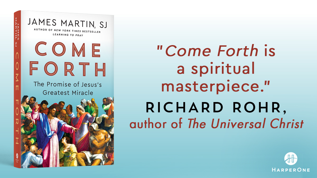 'Come Forth,' a deep dive into story of the Jesus's greatest miracle, the Raising of Lazarus, will be released on Sept. 5 from @HarperOneBooks. Also you're welcome to join my Facebook page each Friday that month for a book club. You can pre-order below harpercollins.com/products/come-…