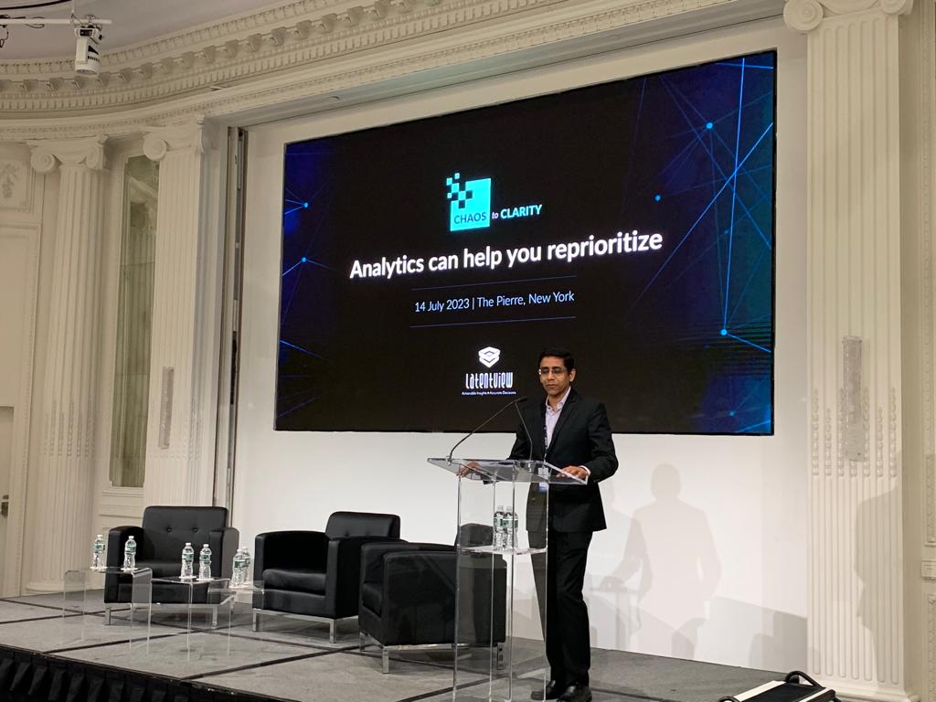 Kicking off an exciting day of insights and discussions at our #LVRoundtable Join us in welcoming Krishnan Venkata, Chief Client Officer at LatentView Analytics, as he sets the stage for an engaging exploration of analytics-driven reprioritization.