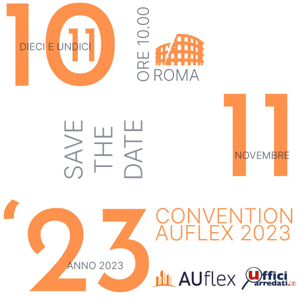 Ritorna la convention dei Temporary Office italiani con una grande novità: UFFICIARREDATI.IT + AUflex l'associazione di categoria Insieme per un evento unico. 10 e 11 novembre a Roma.