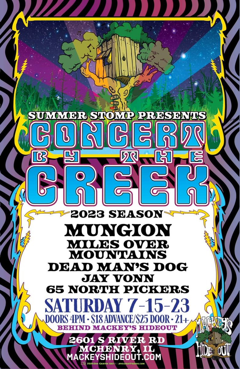 DeadMansDog's tweet photo. Coming up this weekend tonight in Lewistown Illinois at the rocket tap music starts at 8pm then tomorrow we head north bound to @MackeysHideout In McHenry Illinois for concert by the creek #2 that's Saturday July 15th dead man's dog takes the stage at 11pm ❤️🌀❤️🌀❤️ https://t.co/rX8Euv4vCB