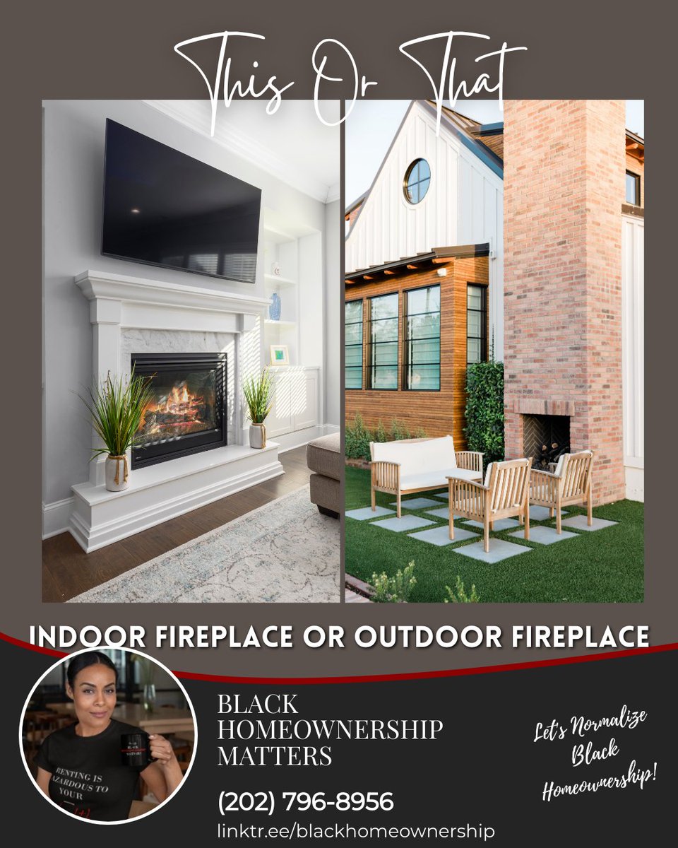 Would you rather have an indoor fireplace or an outdoor fireplace? Comment below why you chose your choice!

#fireplace #indoorfireplace #outdoorfireplace #outdoorpatio #thisorthat #questionprompt #cozyhome