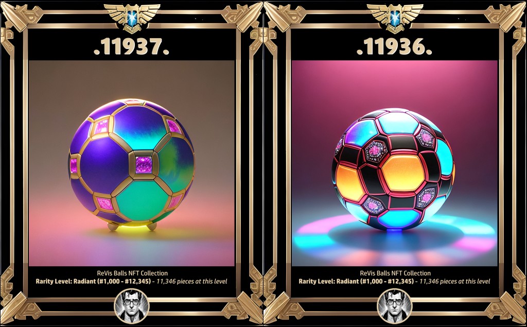11937 &amp; 11936 of ReVis Balls NFT #revisballs at #rarible
Collection Homepage rarible.com/revisballs

Direct NFT Links :
11937 : rarible.com/token/0xfa4023…
11936 : rarible.com/token/0xfa4023…

#NFT, #NFTs, #NFTCommunity, #NFTdrop, #nftcollector, #NFTCommuntiy, #NFTAlerts, #nftcollector,