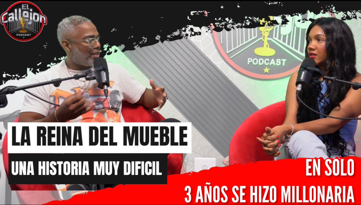 La Reina Del Mueble Una historia muy difícil, pero pesar de eso se hizo millonaria en 3 años y no los cuenta en elcallejón809podcast Delen para allá a Verla 👉 youtu.be/6I5Swdo_V_I