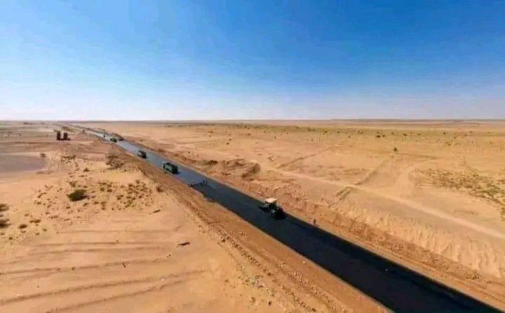 خط العبر مارب بدايه خير ان شاء الله يفتحوا الطرقات كامل