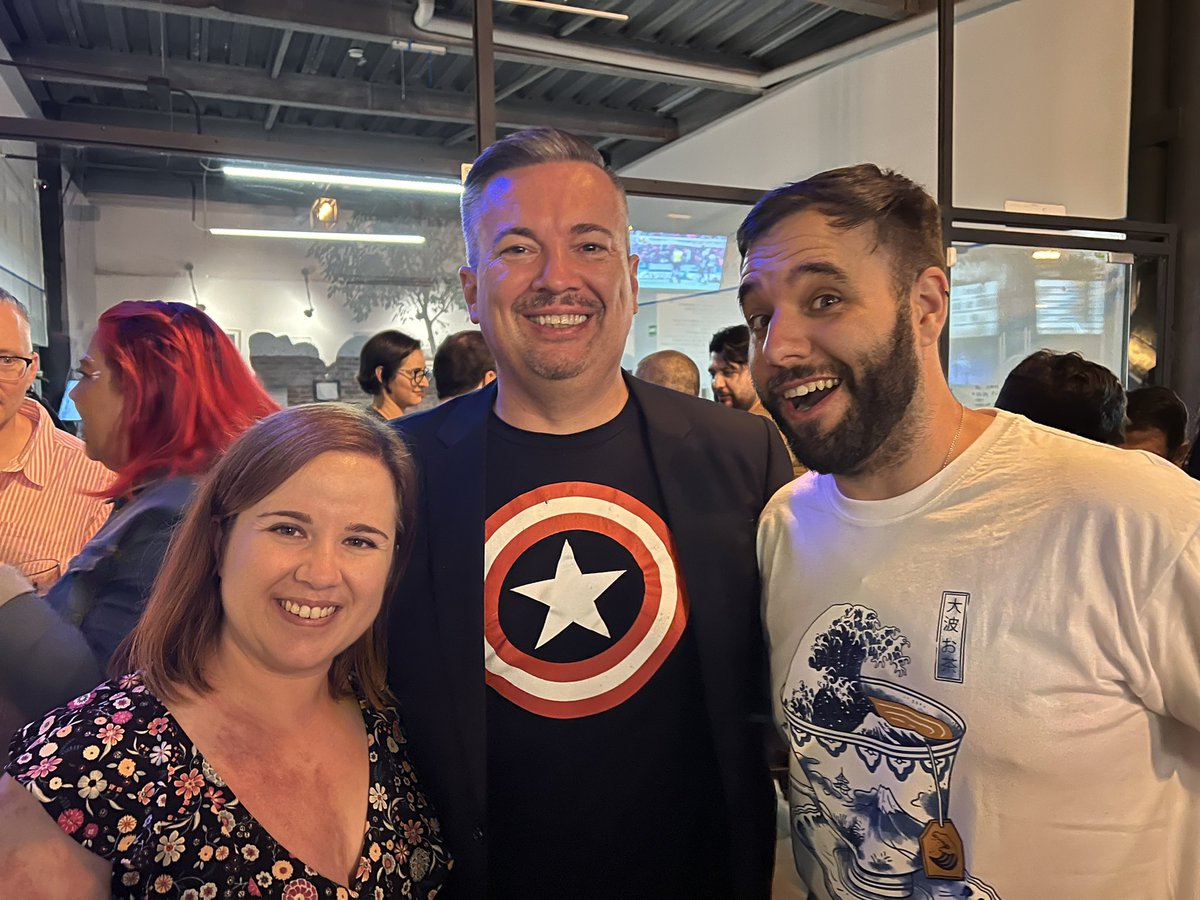 JasonDCMatthews's tweet image. @DevirIberia @DevirAmericas #devirfest @megaxpoficial  Got to hang with some new friends. The husband and wife design team behind Red Cathedral Shei &amp;amp; Isra