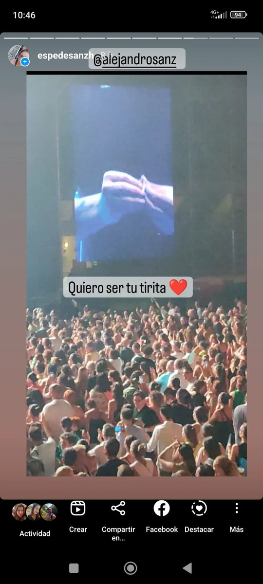 Quiero ser tu tirita <a href="/AlejandroSanz/">Alejandro Sanz</a> me sigues ❤️