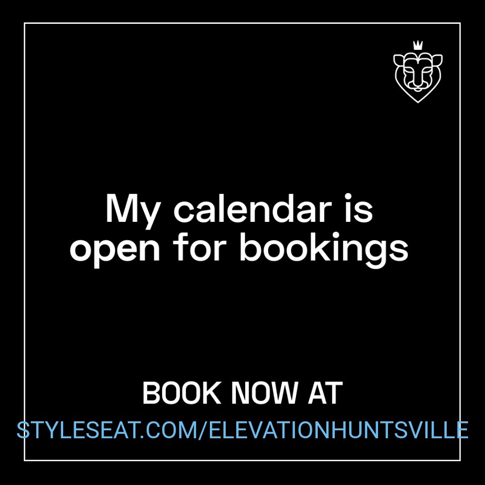 Elevation Barbershop Huntsville OPEN 7 DAYS a week and currently accepting appointments and Walk-ins #elevationbarbershop #elevationbarbersupply #elevationbarber #elevation #explorepage #explore #huntsvilleal #Huntsvillebusinesspage #huntsvilleal #huntsvillehairstylist
