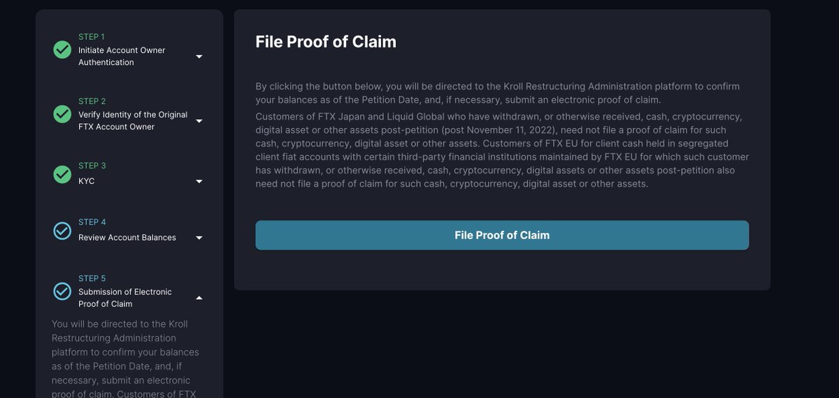 Sunil (FTX Creditor Champion) tweet media