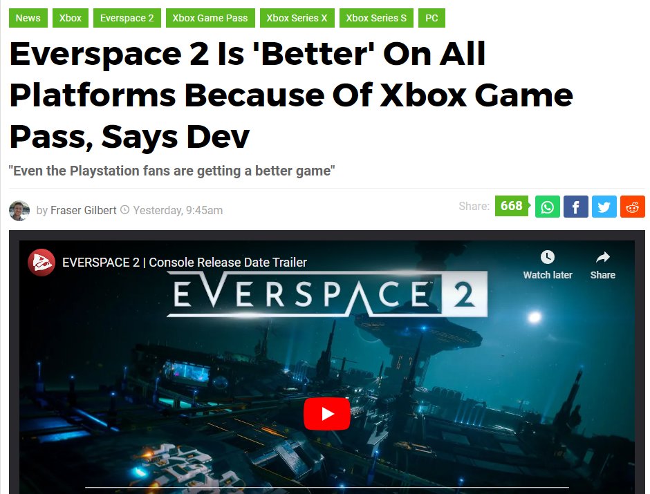 Everspace 2 confirmed for Xbox and Game Pass