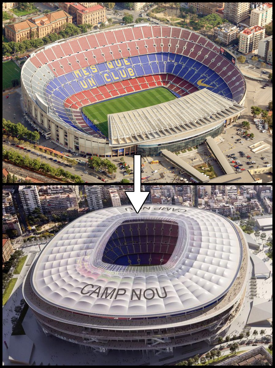 From football's most iconic stadium to one that looks like every other stadium in the world.

The renovation of Barcelona's Camp Nou is a tragedy...