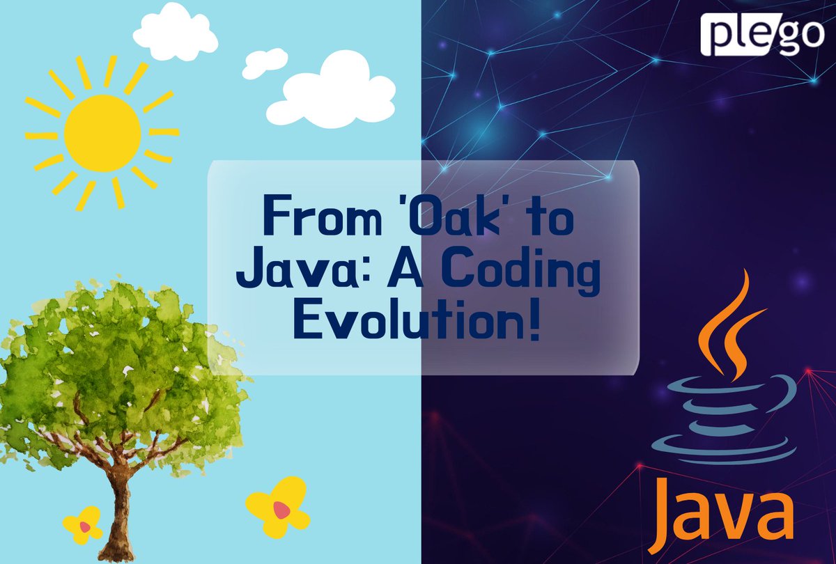 plegotech's tweet image. Did you know?
Long ago, Java was 'Oak' but faced trademark challenges?
Like a resilient oak, Java reinvented itself, emerging victorious.
When you code in Java, taste the sweet triumph of trademark battles! 🌳🏆 #JavaEvolution