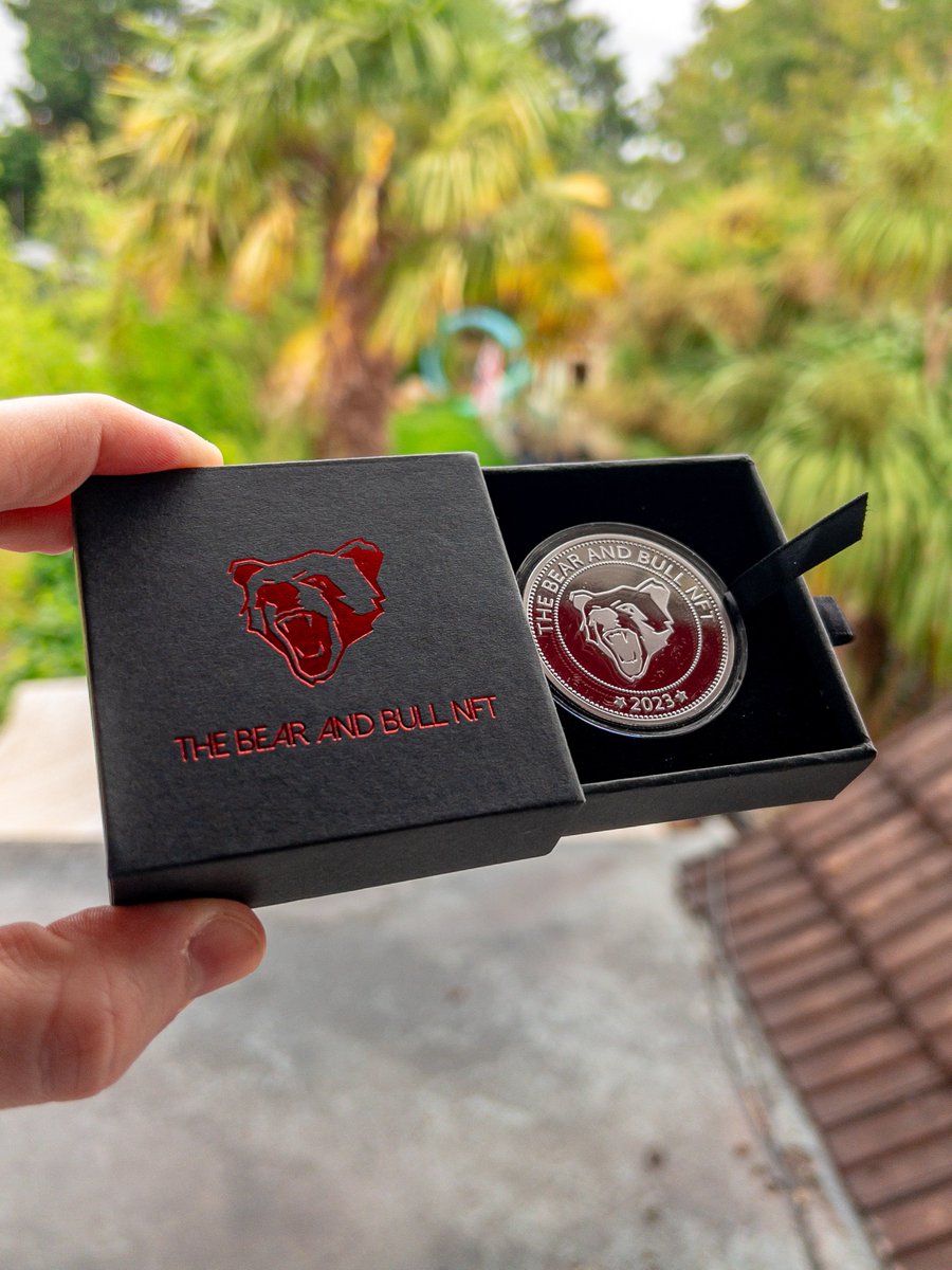 Sir "DanMumford.eth" 📷 (@danroguemumford) on Twitter photo My <a href="/bearandbullnft/">The Bear And Bull NFT</a> coin that I won via Discord has arrived! 🙌
Looks awesome in the flesh! 🪙
Can't wait for the next phase minting tomorrow! 🚀
#YUGE #BOURISH <a href="/cryptoequip/">cryptoequip.eth</a> <a href="/CoinsNifty/">Nifty Coins</a> #BBNFT #BoureyVsBulley #Bourverse #TheBearAndBull #BearAndBullNFT My <a href="/bearandbullnft/">The Bear And Bull NFT</a> coin that I won via Discord has arrived! 🙌
Looks awesome in the flesh! 🪙
Can't wait for the next phase minting tomorrow! 🚀
#YUGE #BOURISH <a href="/cryptoequip/">cryptoequip.eth</a> <a href="/CoinsNifty/">Nifty Coins</a> #BBNFT #BoureyVsBulley #Bourverse #TheBearAndBull #BearAndBullNFT