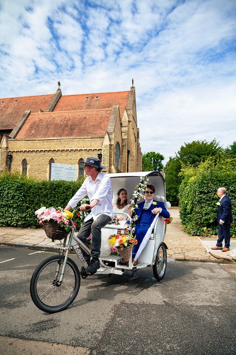 charlie_baker23's tweet photo. Just had to share the official wedding pics from the sensational @Beckytakespix 📸

The bike convoy was the highlight of our big day! 🥰🚲

@pedalmeapp https://t.co/H40C8YMuIi