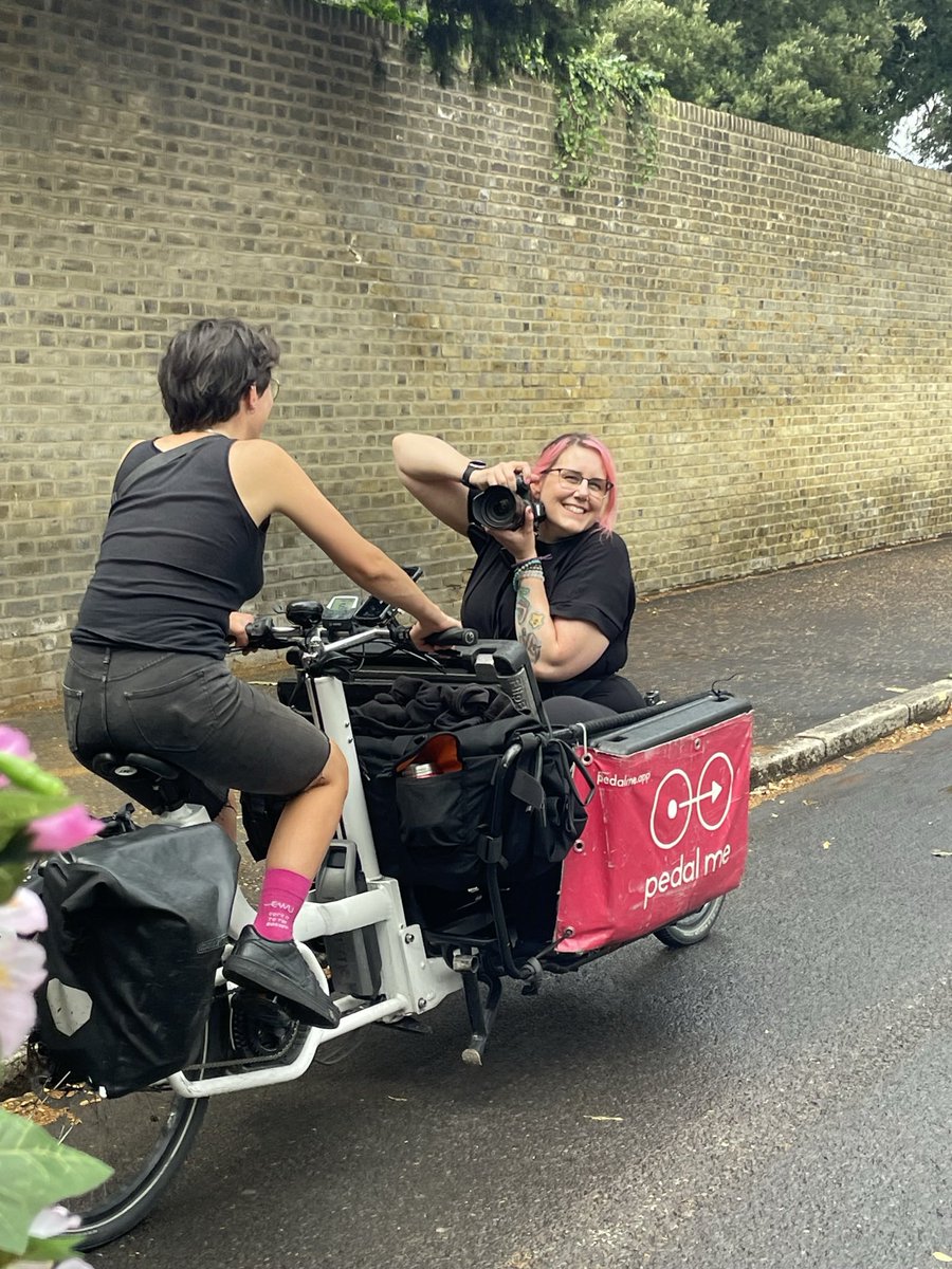 charlie_baker23's tweet photo. Becky was a total star - jumping in a @pedalmeapp to capture the moment 😊

Check out her site: https://t.co/l1AhKehTqE https://t.co/K9yBKAj4Wz