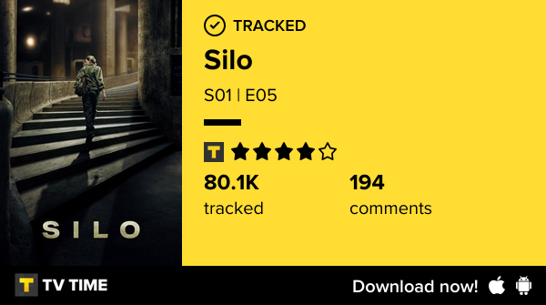 charliemejuto's tweet photo. Ácabo de ver S01 | E05 of Silo! #wool  https://t.co/1jZjCosjwS #tvtime https://t.co/upAfj2YgFS