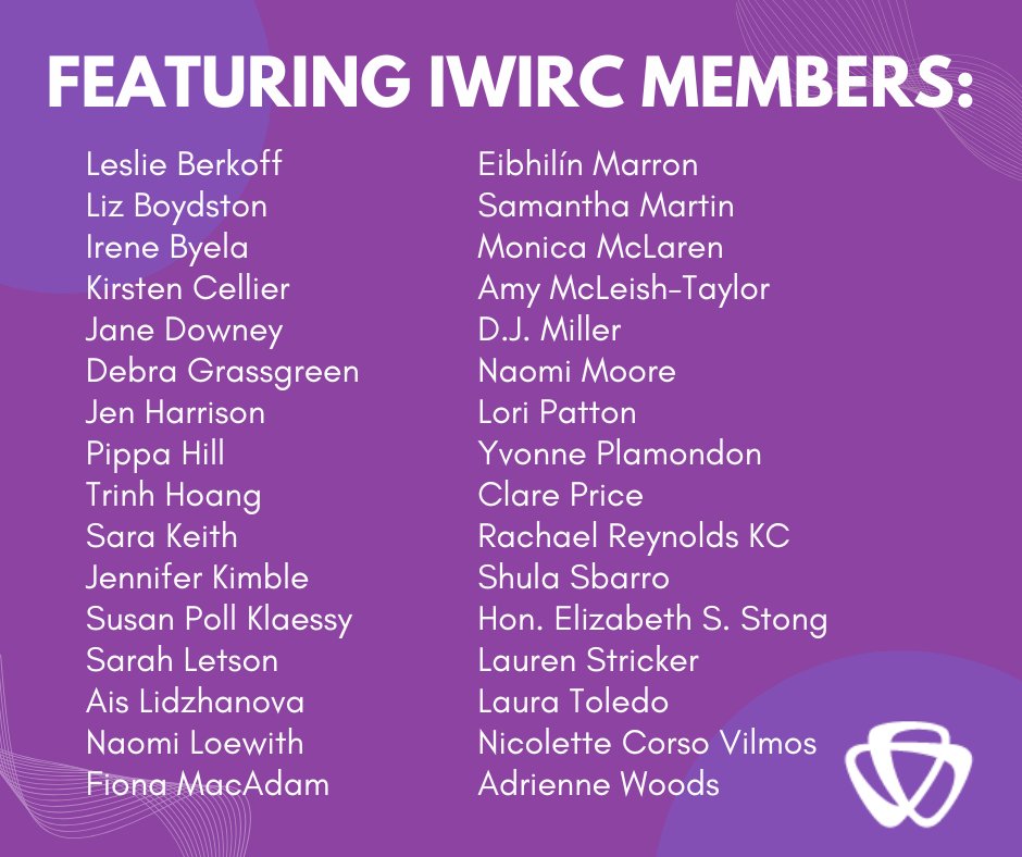 IWIRC members around the globe have been busy! Congratulations to our members on these remarkable accomplishments! Read the newsletter here: buff.ly/43qXern #iwircinspired