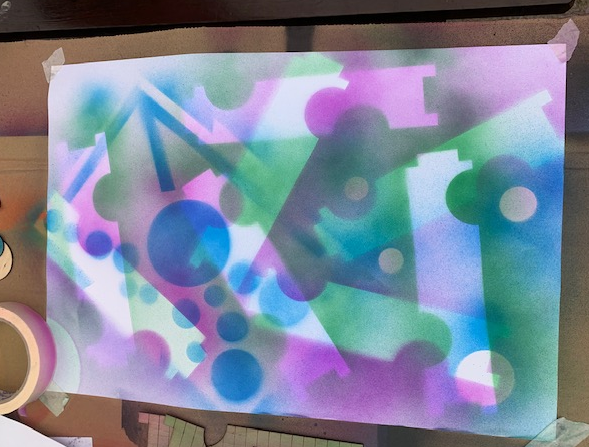 Street Art vs Graffiti Challenge saw the students visiting Shoreditch and the Southbank in London to look at Graffiti yesterday.  Today they have been creating their own street art and learning new techniques with spray paint.