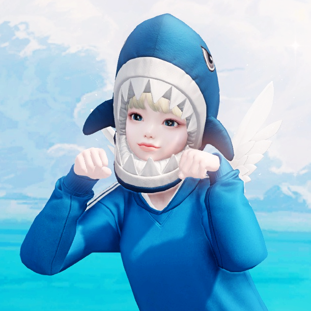 Reframe848's tweet photo. ドウモ~ サメデス~ !🦈
Domo! Same Desu~! 🌊

 #ロストアーク #ホロライブ 
#LostArk #HololiveEN #gawrgura https://t.co/2pByApi5EN
