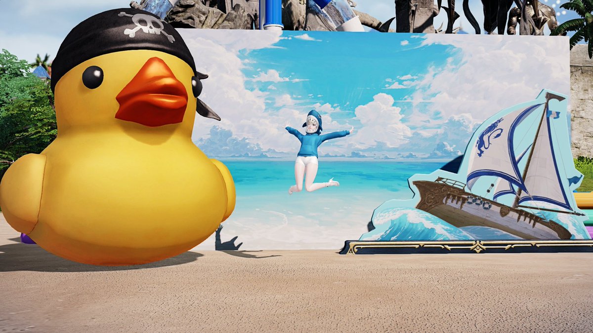 Reframe848's tweet photo. ドウモ~ サメデス~ !🦈
Domo! Same Desu~! 🌊

 #ロストアーク #ホロライブ 
#LostArk #HololiveEN #gawrgura https://t.co/2pByApi5EN