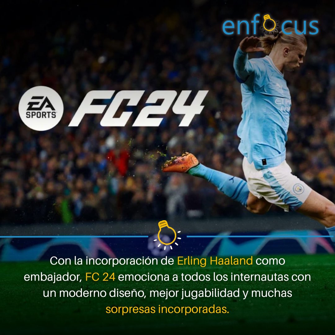 Enfocusperu's tweet photo. #Videojuegos 🎮 | La espera ha terminado: los fanáticos del deporte rey pronto tendrán en sus manos el aclamado juego de video deportivo, pero con un nuevo título: EA SPORTS FC ⚽.

💡Entra al link💡
https://t.co/6i945T24Kw

✍🏻 @StephanoJz 

#FIFA #Fútbol #EASPORTS #Gaming  #FC24 https://t.co/IKwzaJjm5B