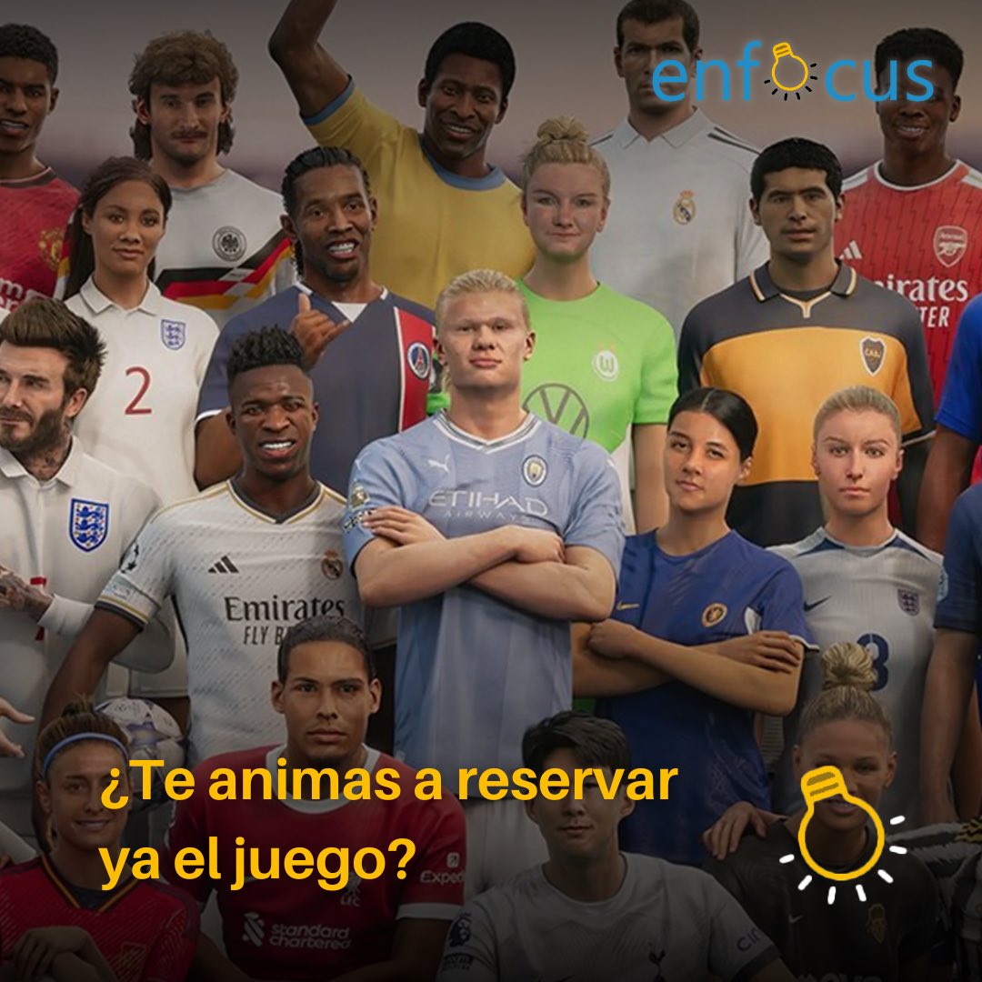 Enfocusperu's tweet photo. #Videojuegos 🎮 | La espera ha terminado: los fanáticos del deporte rey pronto tendrán en sus manos el aclamado juego de video deportivo, pero con un nuevo título: EA SPORTS FC ⚽.

💡Entra al link💡
https://t.co/6i945T24Kw

✍🏻 @StephanoJz 

#FIFA #Fútbol #EASPORTS #Gaming  #FC24 https://t.co/IKwzaJjm5B