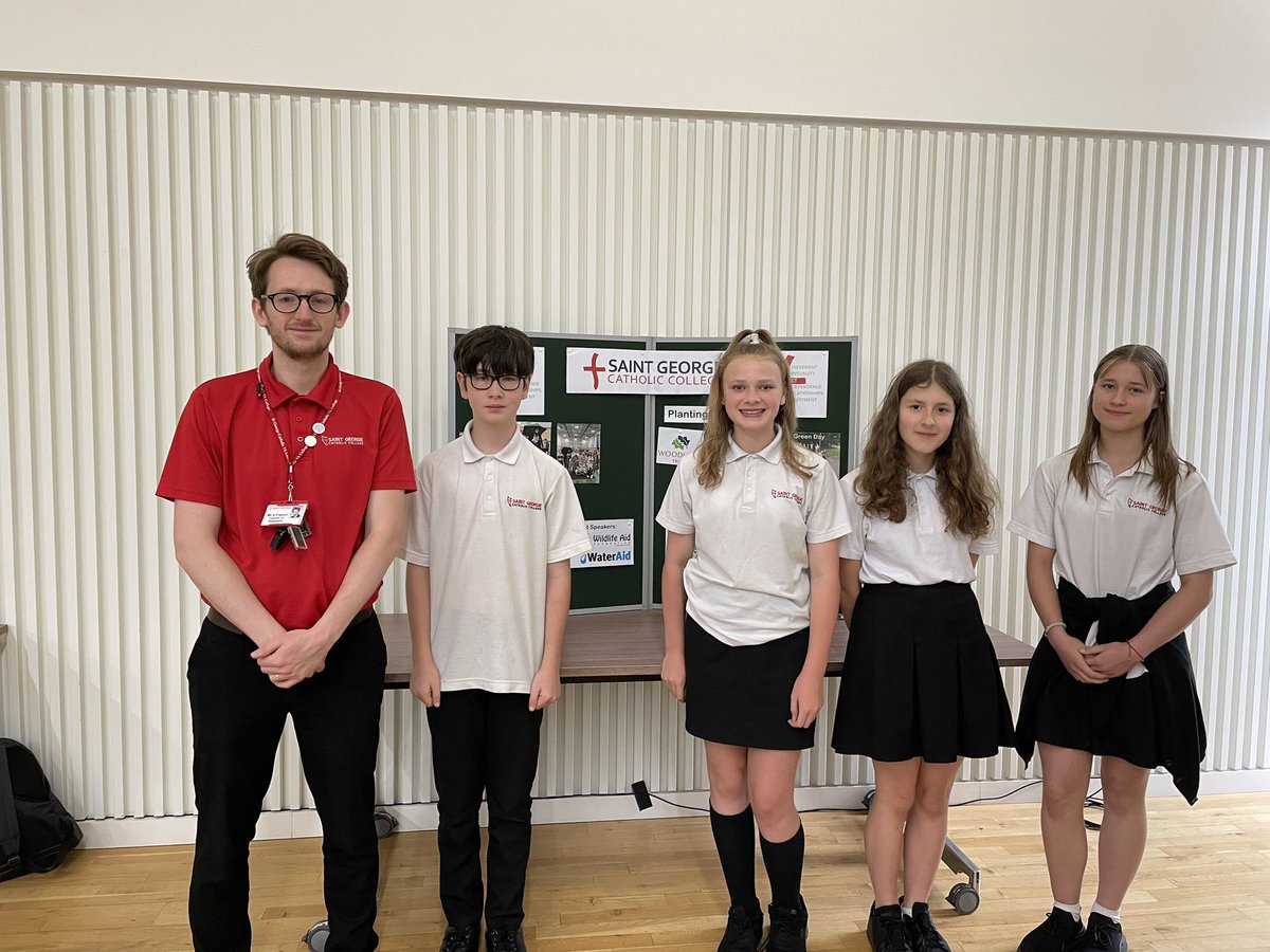 Our eco-committee team attended the Hampshire County Council Climate Unity Project conference today. They came together with other schools across Hampshire to attend workshops and listen to guest speakers about collaborative ways to tackle climate change.