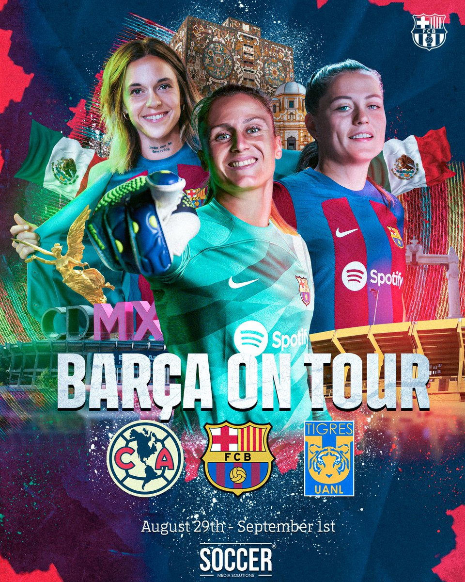 🇲🇽 𝐌𝐄́𝐗𝐈𝐂𝐎, 𝐍𝐎𝐒 𝐕𝐄𝐌𝐎𝐒 𝐏𝐑𝐎𝐍𝐓𝐎 😍

🤝<a href="/AmericaFemenil/">Club América Femenil</a> <a href="/TigresFemenil/">Club Tigres Femenil 🐯</a>