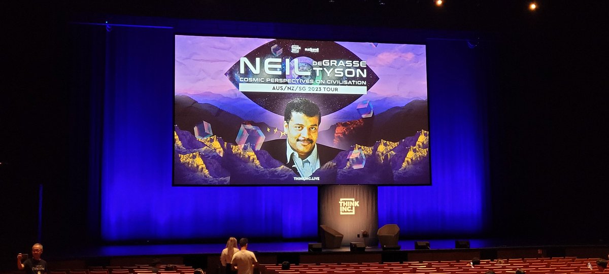 0xJinXingLim's tweet photo. So fortunate to attend @neiltyson #cosmicperspectives talk in Singapore! Very "ear"-opening and inspirational! Can't believe I got to see him live in person! https://t.co/S8SObiLFYC