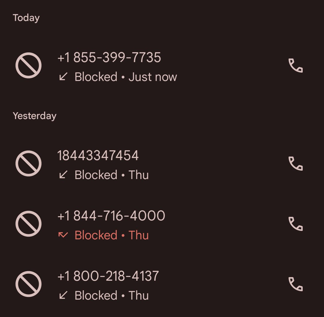 robyncredible's tweet photo. All of these robo callers said they were from "the department of @ServiceCanada_E"

Who are you fooling?? Can we stop this nonsense for once?? https://t.co/N0Mbm3N9w8
