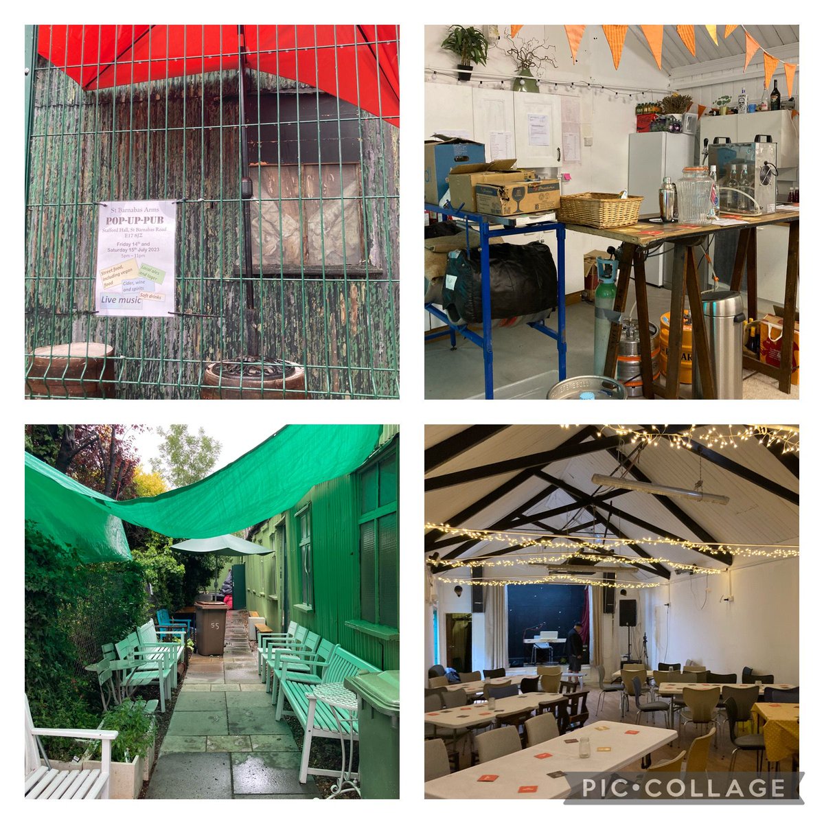 QBC_E17's tweet photo. 🌧 does not stop play at the pop up pub. Tonight from 5pm 🍺🍷🥂🍸with food by Walthamstow Dogs 🌭🌭 https://t.co/jrLu2knDd1