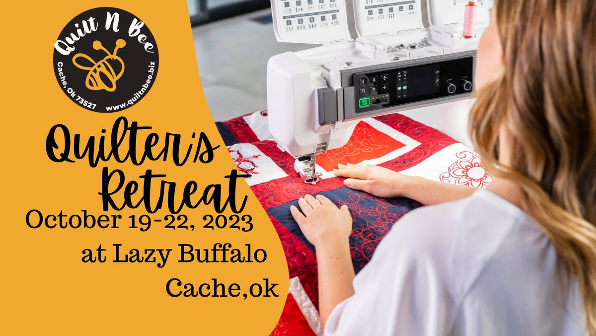 Quilt_N_Bee's tweet photo. Join Us for the Quilters Retreat: A Weekend of Sewing and Laughter - https://t.co/rxbbRpDmzA https://t.co/4RjOOw1gWD