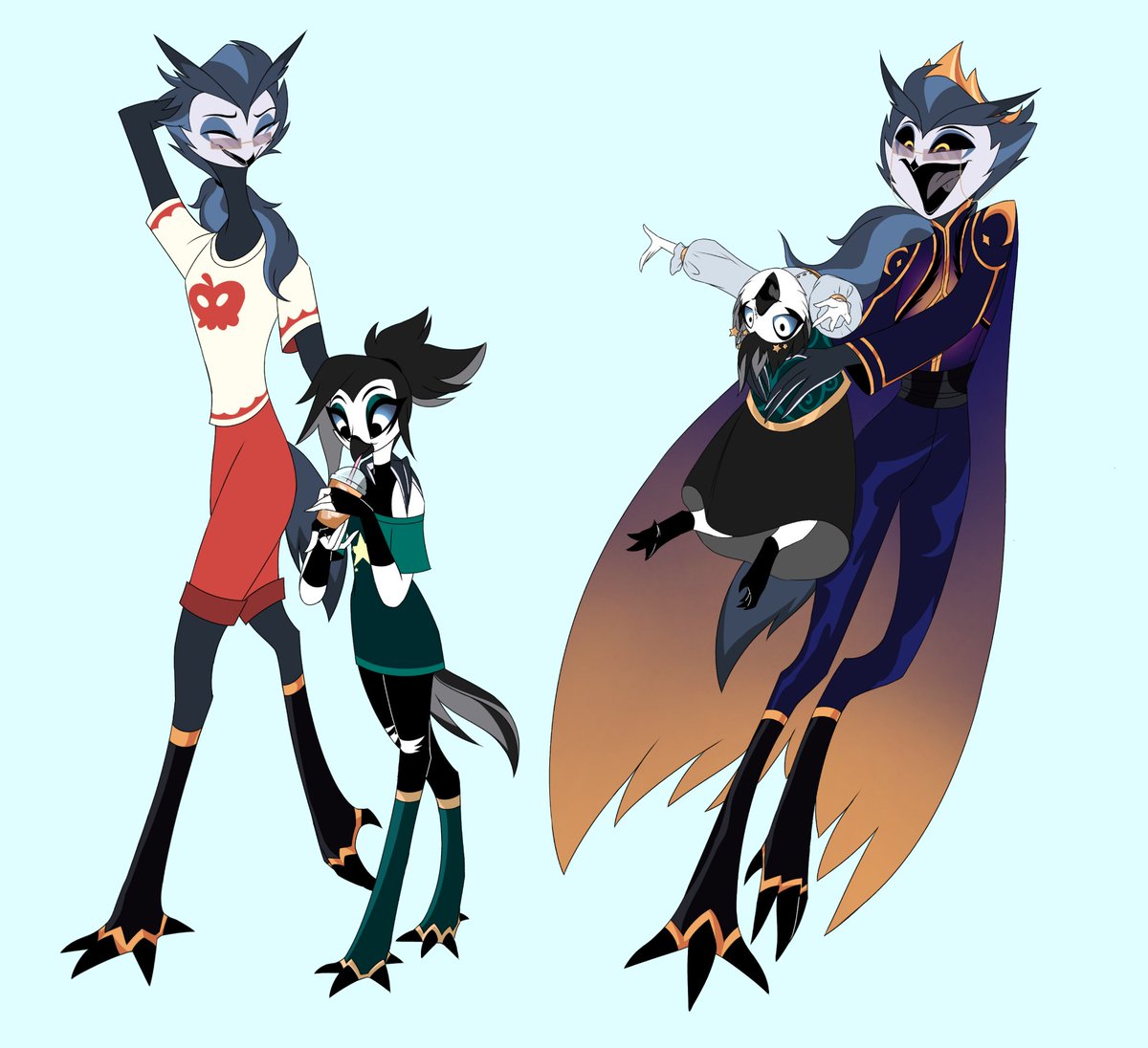 CbSinitsa's tweet photo. Author of redesign @Brittan63683377 
#HelluvaBossFanart #HelluvaBoss #HelluvaBossOctavia #octavia #redesign #HelluvaBossStolas #stolas #characterdesign #characterart https://t.co/Y5NIJmWE7z